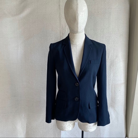Vanessa Bruno Paris Two-Button Suit Jacket Blue - Picture 2 of 8